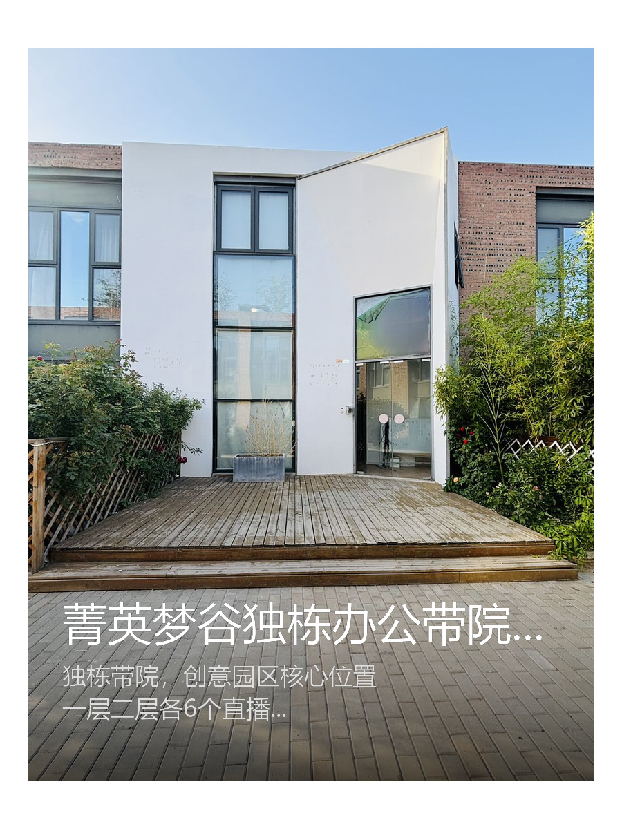 菁英梦谷独栋办公带院220平