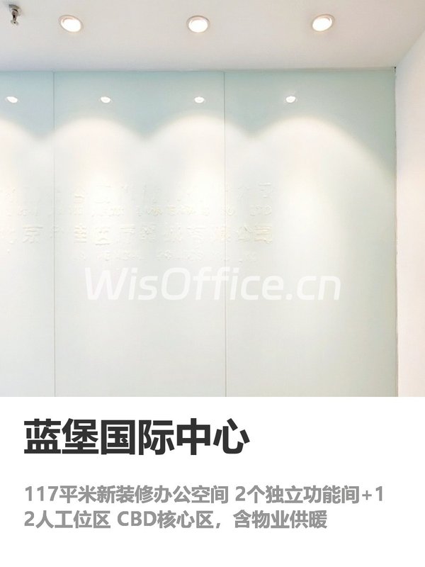 蓝堡国际中心117㎡实景图