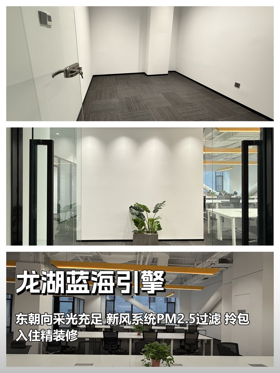 龙湖蓝海引擎办公室实景