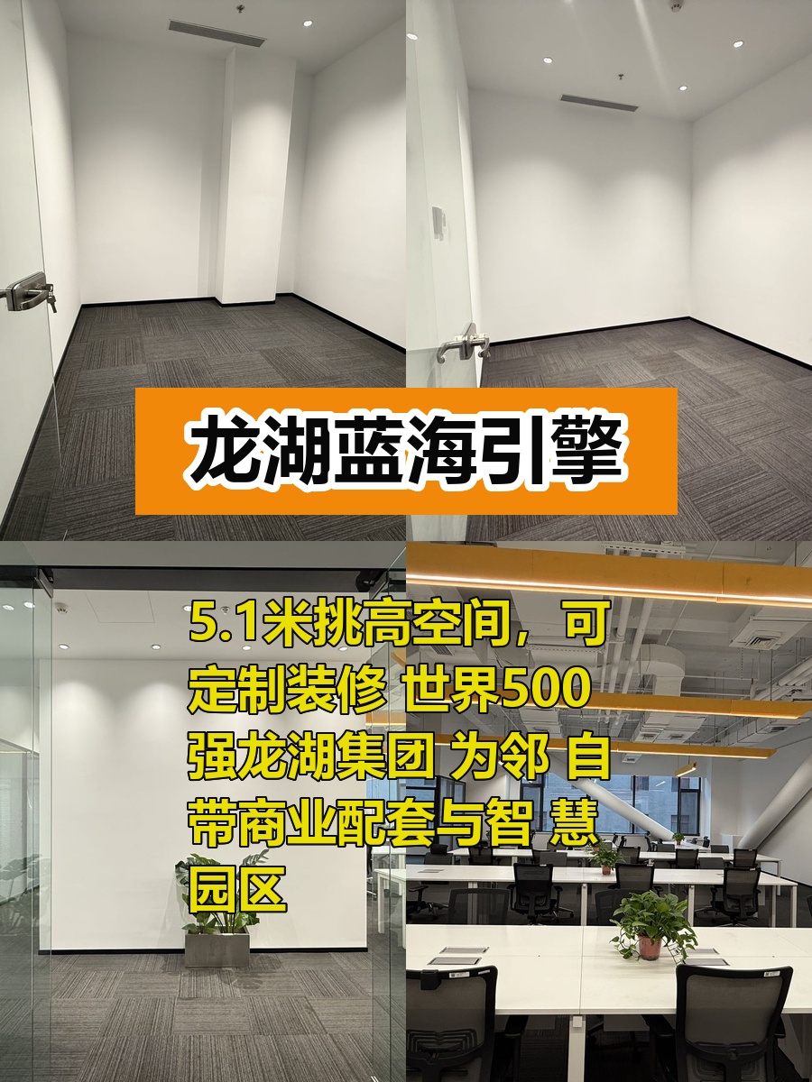 龙湖蓝海引擎办公室实景