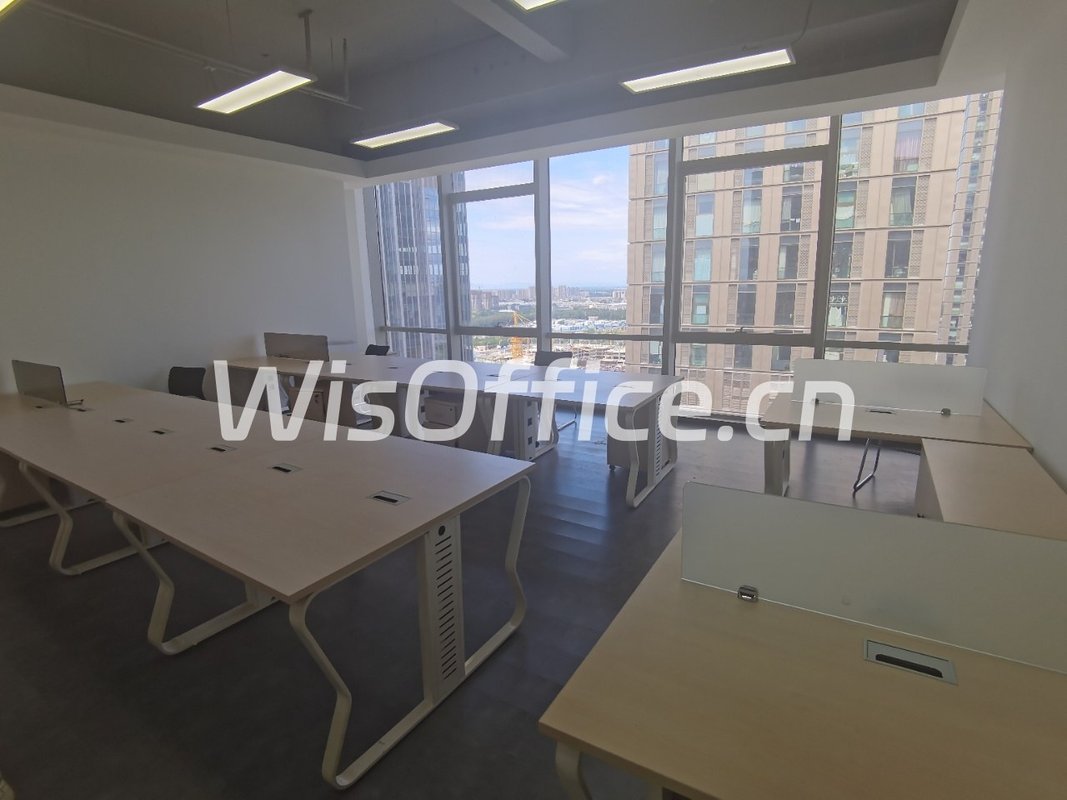 通州绿地广场100平精装一隔断 - 首图