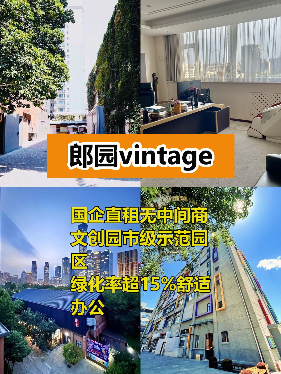 CBD低密园区540平 国贸双地铁