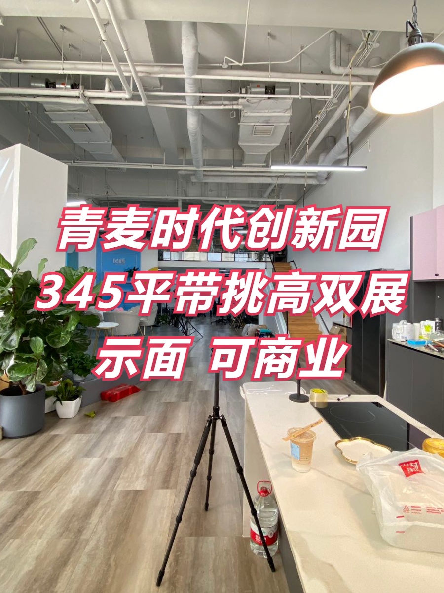 青麦时代创新园345平一楼带挑高西南双面