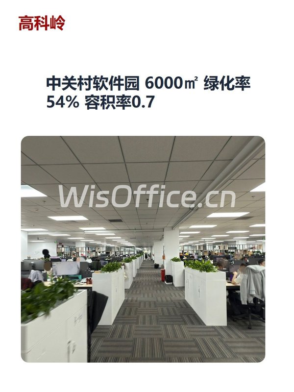中关村软件园 6000㎡ 绿化率54% 容积率0.7 - 首图