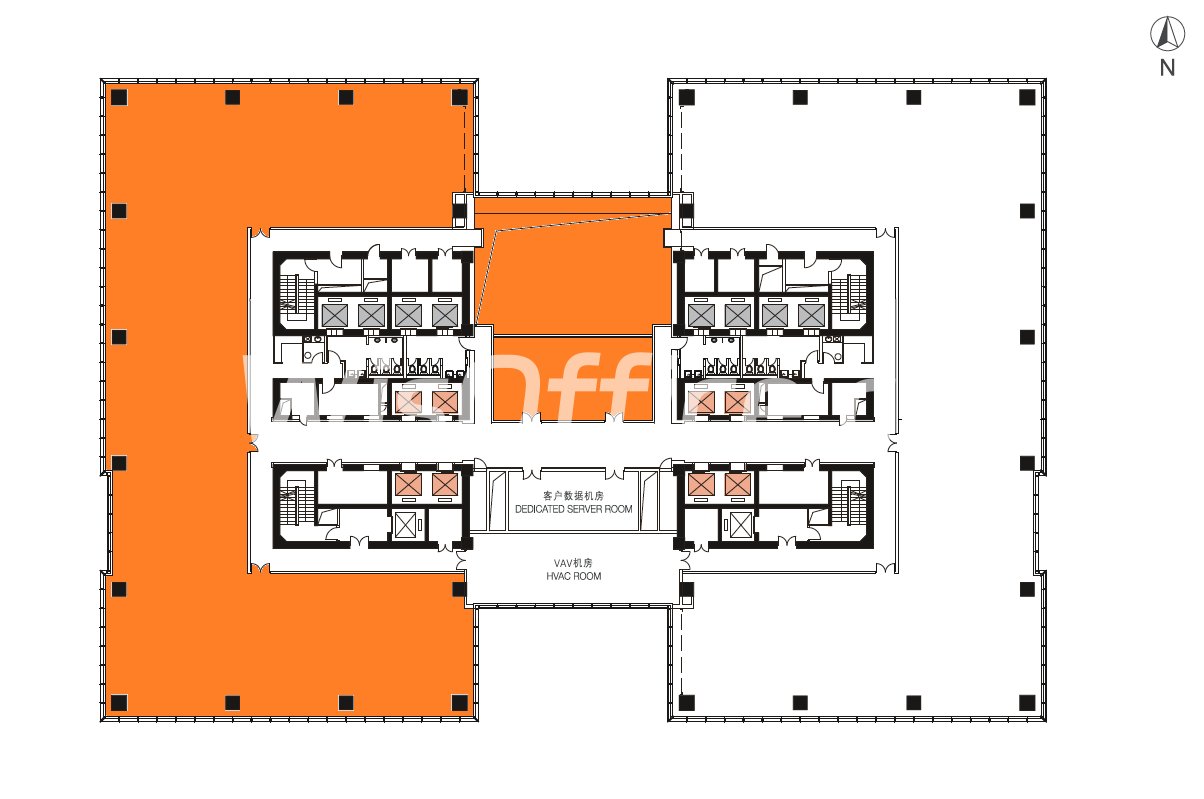 CBD现房IFC2304平 双地铁 带家具 新装修 - 首图
