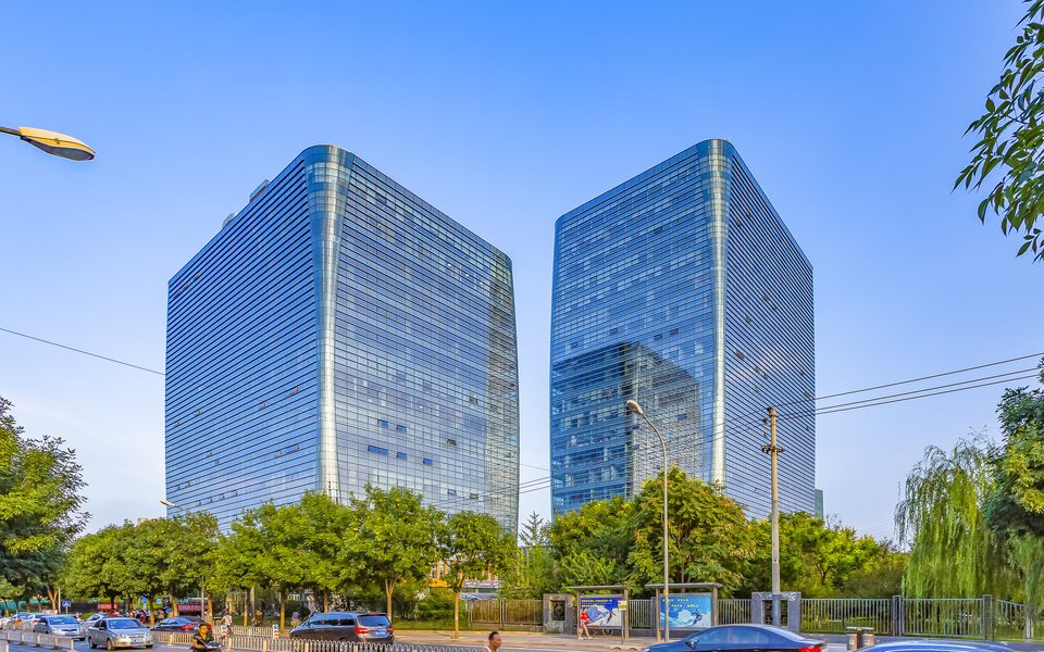 中铁创业大厦建筑物立面