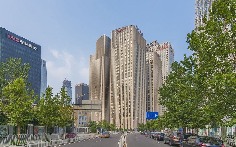 华熙国际中心建筑物立面