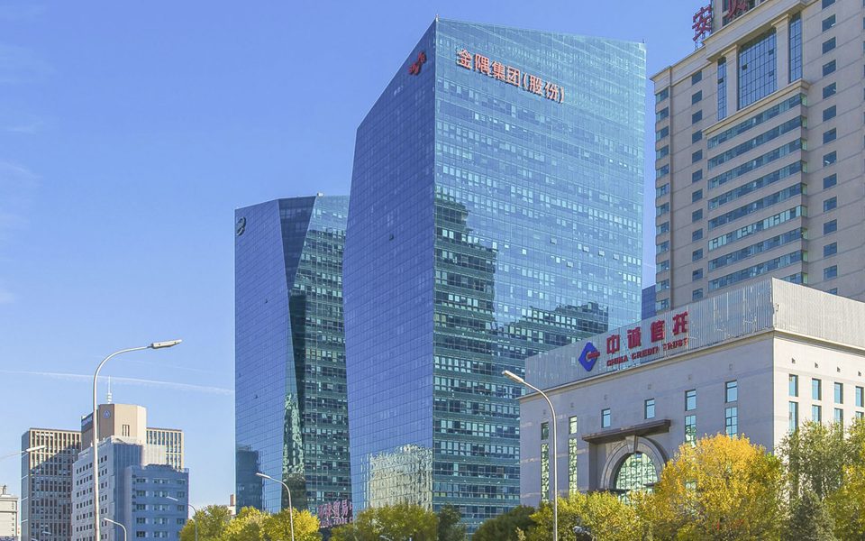 环球贸易中心建筑物立面