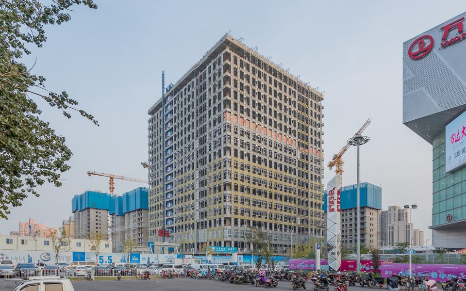 佑安国际大厦建筑物立面