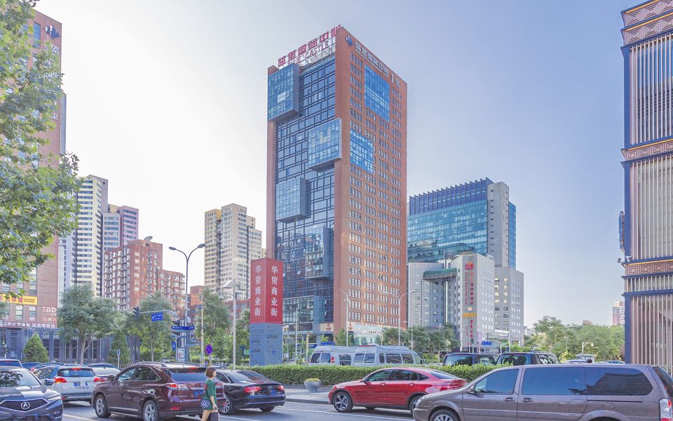 蓝堡国际中心建筑物立面