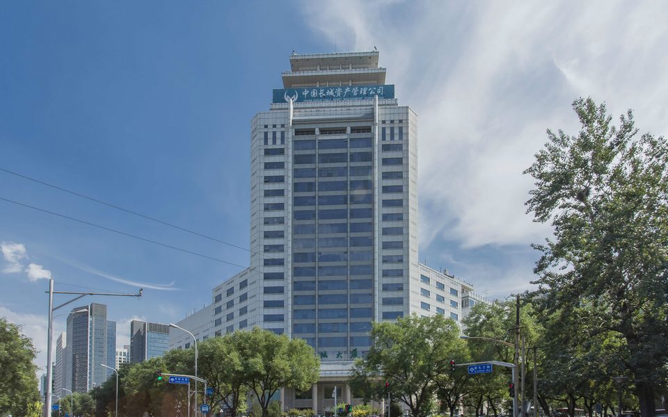 北京月坛大厦建筑物立面