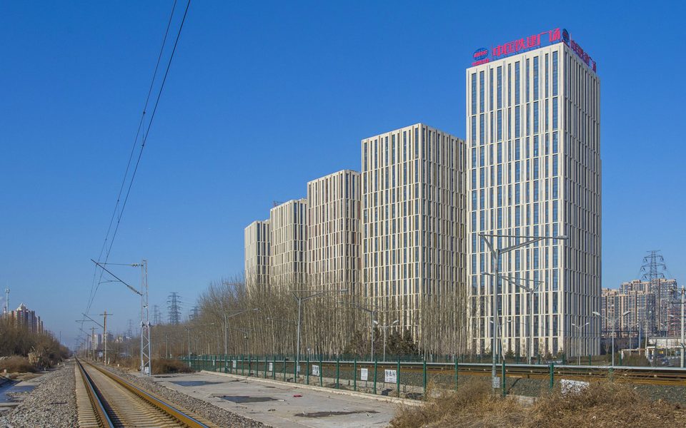 中国铁建广场建筑物立面