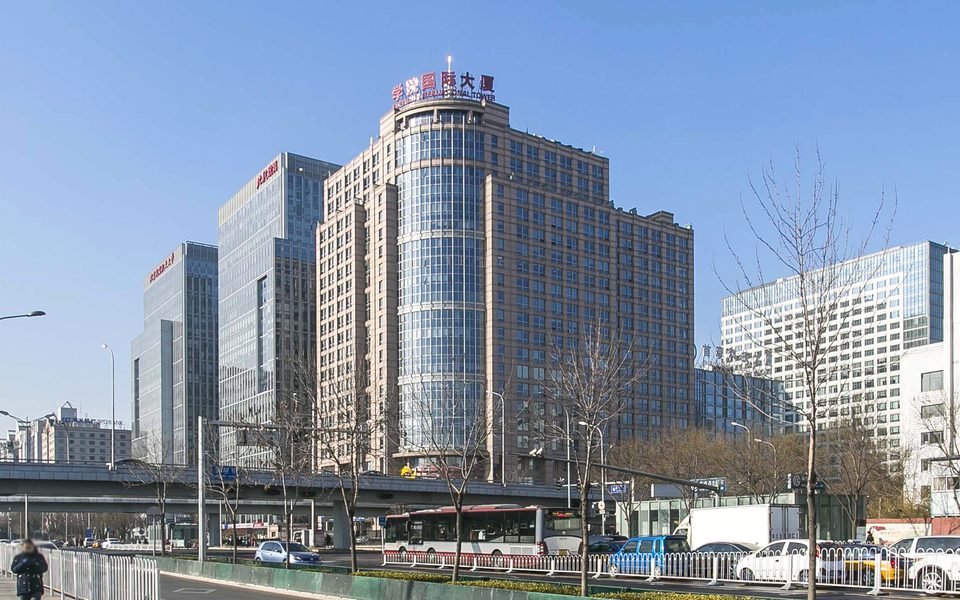 学院国际大厦建筑物立面