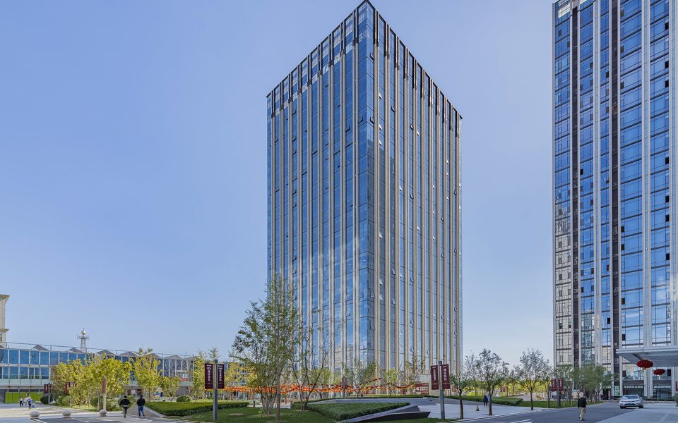 绿地环球文化金融城建筑物立面