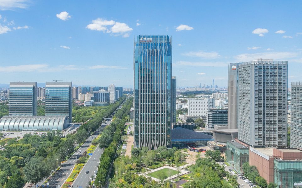 亦城财富中心建筑物立面