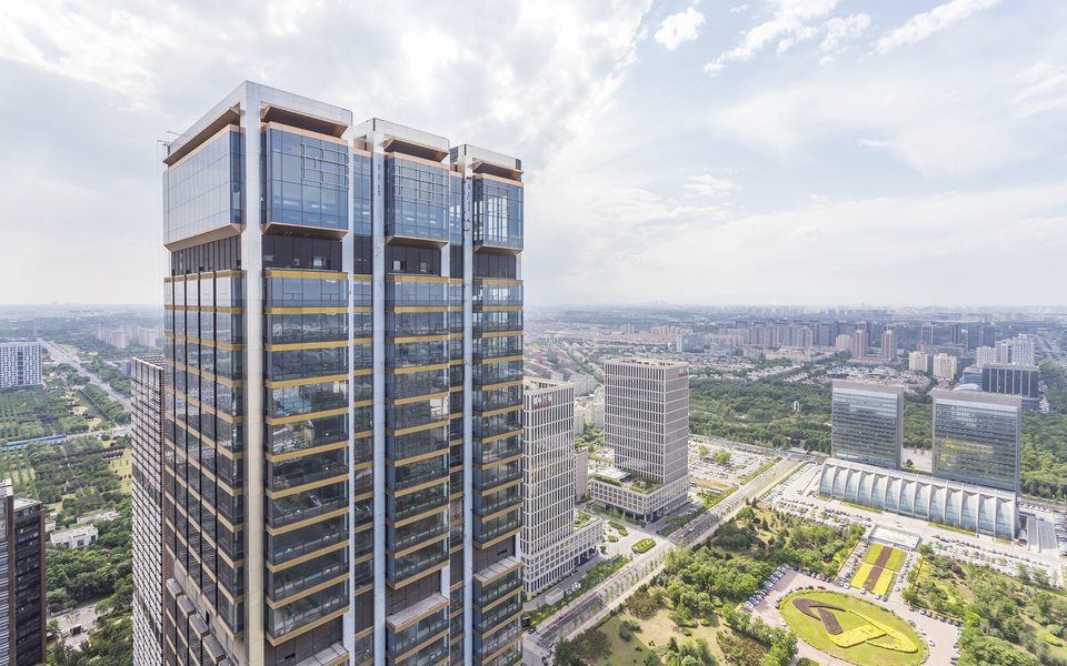 国锐广场建筑物立面