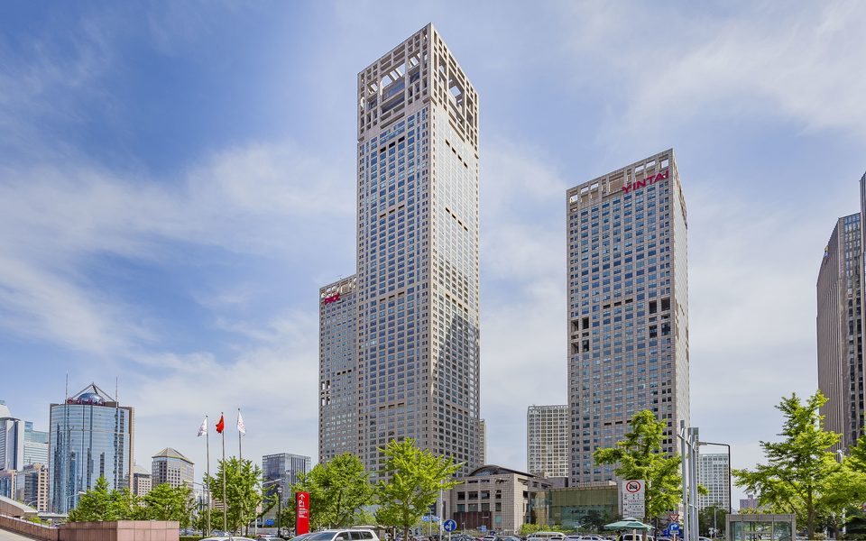 北京银泰中心建筑物立面