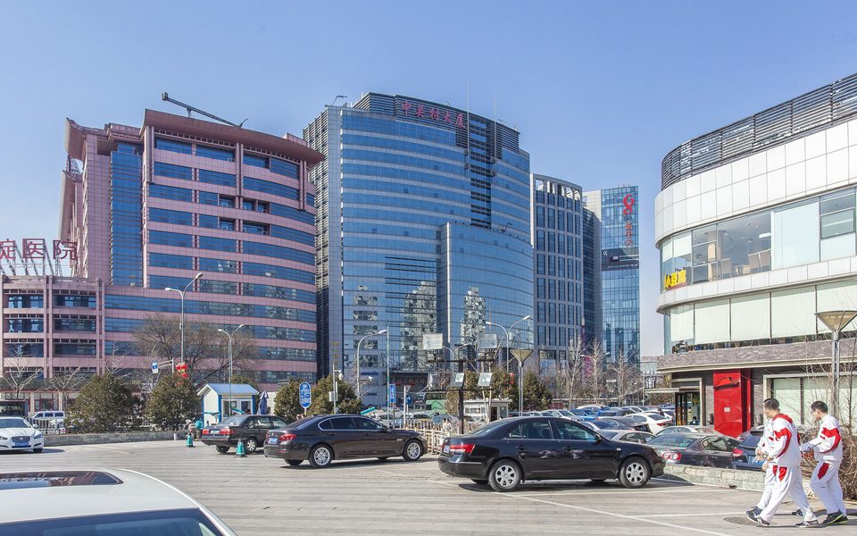 中关村大厦建筑物立面