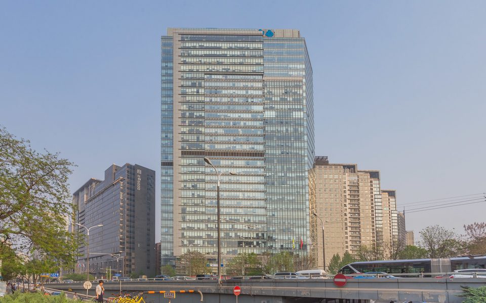 远洋国际中心建筑物立面