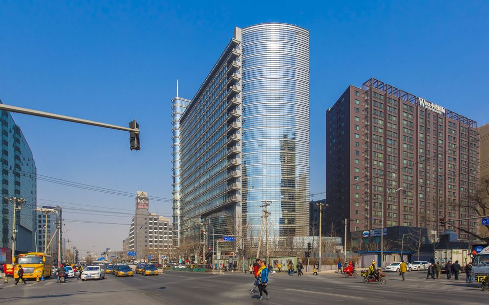 银科大厦建筑物立面