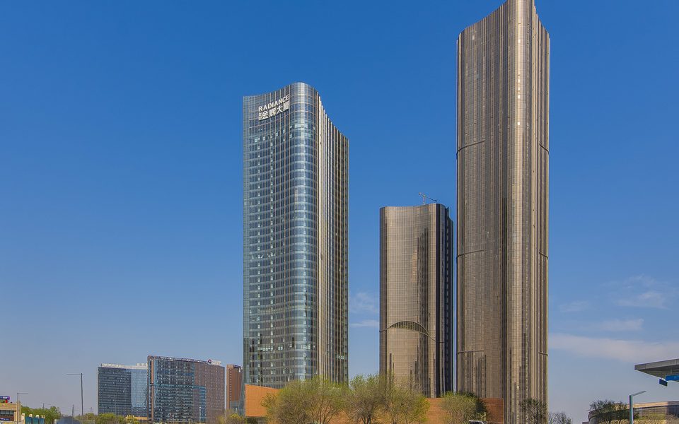 北京金辉大厦建筑物立面
