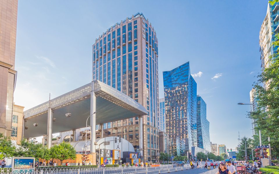 时尚大厦建筑物立面