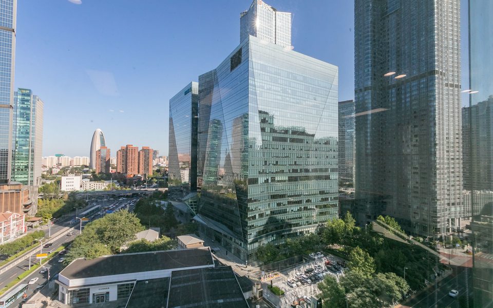 环球金融中心建筑物立面