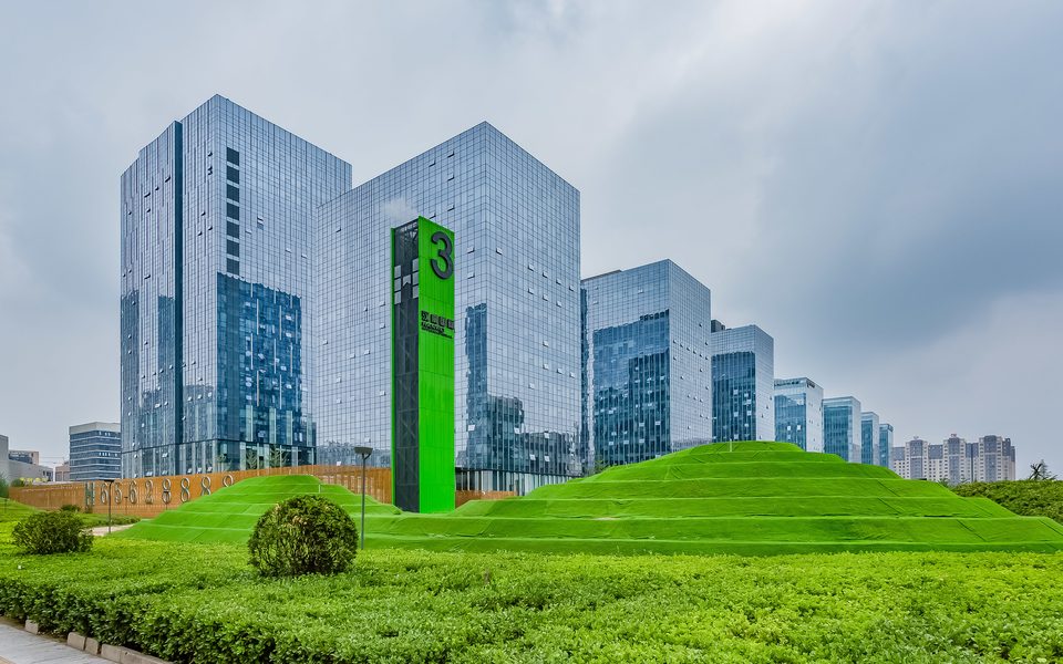 汉威国际广场建筑物立面