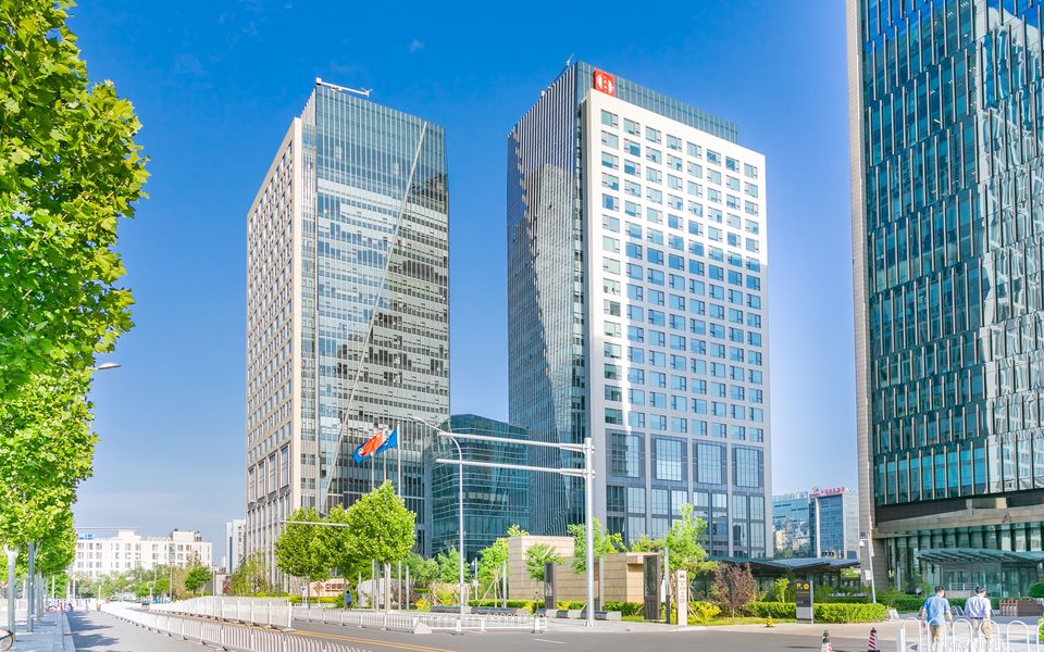 中海国际中心建筑物立面