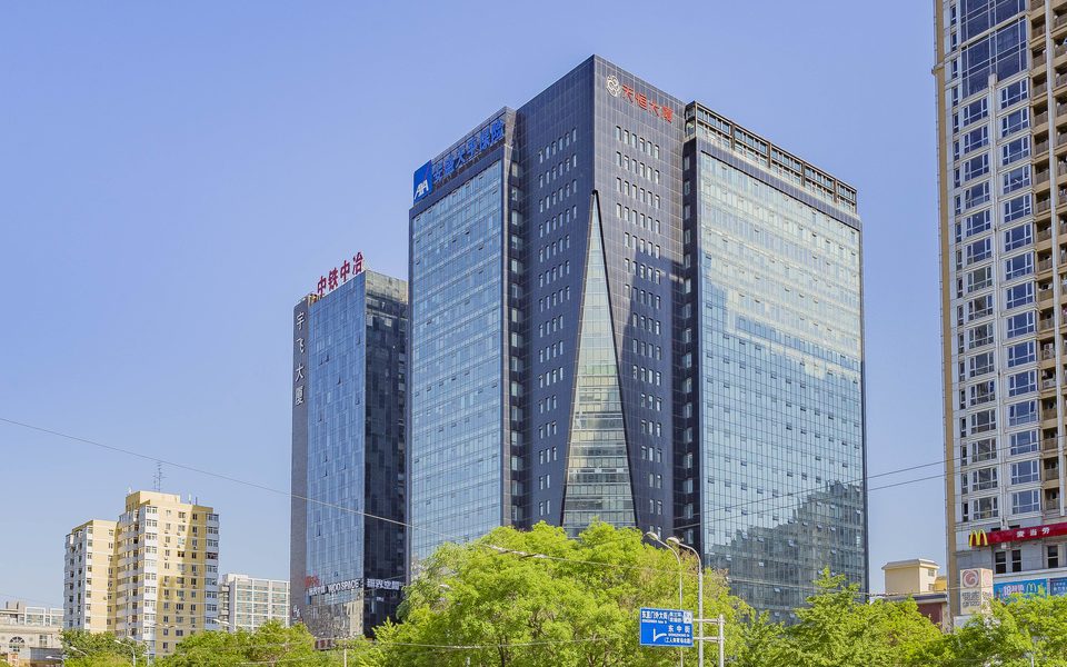 天恒大厦建筑物立面