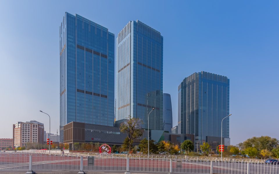 聚杰金融大厦建筑物立面