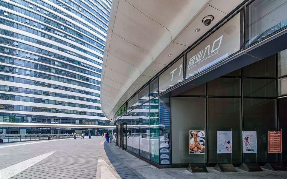 望京SOHO建筑物立面