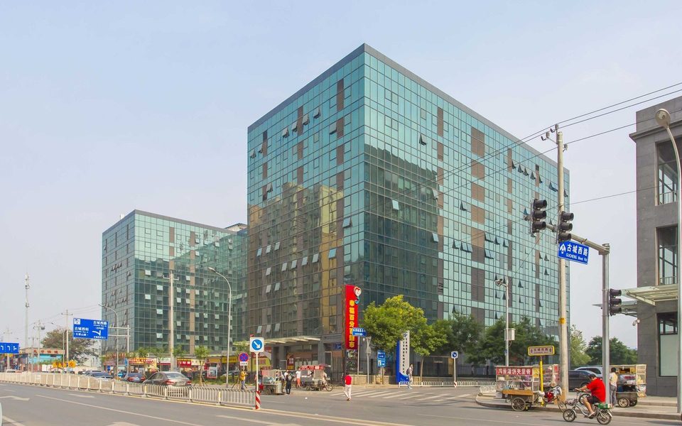 景山财富中心建筑物立面