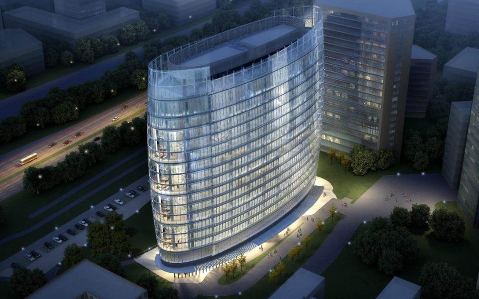 哈银国际中心建筑物立面